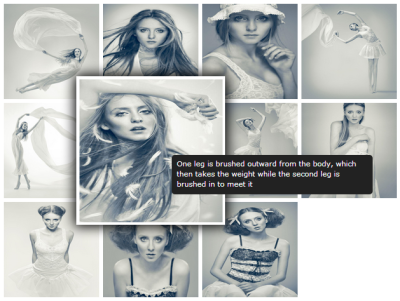 Thumbnail Grid View - On Image Hover